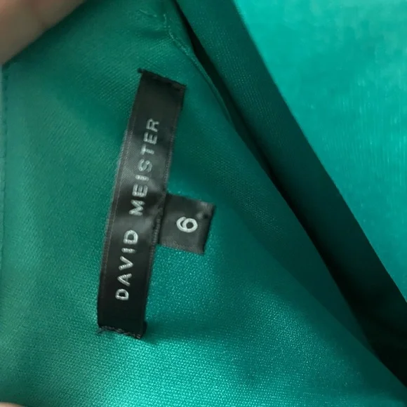 David Meister Emerald Green Dress - Picture 5 of 7